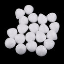 20 Pack Modelling Polystyrene Styrofoam Foam Balls White Craft Balls Drops For DIY Christmas Party Decoration Wedding Bouquet Supplies Gifts - 30x35mm