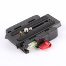Rapid Connect Adapter with Mounting Plate for Manfrotto 500AH 577 Tripod Stabilizer