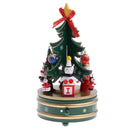 Christmas Tree Music Box Kid Wind Up Musical Toy Snowman Xmas Party Showcase Decoration Clockwork