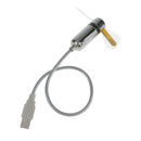 Flexible LED Clock Mini Power USB Fan Gooseneck For Home Office PC Notebook