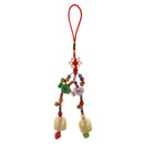 Ethnic Wind Chime with 2 Copper Bells 2 Fishes Chinese Knot Garden Decor