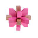 Chinese Classic Wooden Brain Teaser Puzzle Educational Toys Gift for Kids Adult - Plum Lock