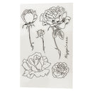 Flowers Silicone Clear Stamp Transparent Seal DIY Diary Scrapbooking Album Note
