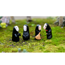 Faceless Men Resin Bonsai Micro Landscape Gardening Ornaments 4pcs/lot
