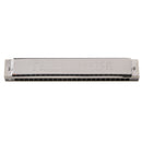 Baby Child Beginners Girls Silver Toy 24 Tremolo Hole Harmonica C Polyphony