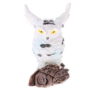 Exquisite White Flying Owl Statue Model Miniature Handicraft Souvenir Collectibles Gift