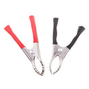 10 Pieces 75mm Insulated Testing Alligator Crocodile Clips Black Red
