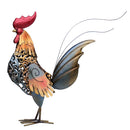 Cast Iron Tall Cockerel Statue Cock Sculpture Garden Figurine Ornament
