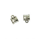 100 Pieces Hollow Bail Hanger Dangle Spacer Beads Fitting European Bracelet