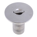 Stainless Steel Boat Marine Deck Fill Filler Keyless Cap for Fuel Tank 38mm