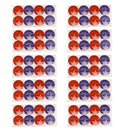 10 Sheets/80pcs Merry Christmas Festive Envelope Food Packing Bag Seals Purple Red Snowflake Candy Bag Box Gift Adhesive Stickers