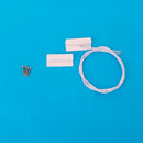 42.5cm Cable Length Home Security Normally Closed Window Door Contact Magnetic Switch Alarm + 4 Mounting Screws