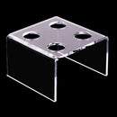 New Fashion Clear Acrylic Homemade Lipstick Mould Holder Lip Balm Mold Stand Four Holes Shelf Cosmetic Tools