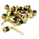20pcs 90 Degrees Auto Car Brass Wheel Tire Valve Stem Extension Caps Extender