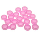 Plastic Portable Contact Lens Cases Holder Soaking Storage Container Travel Accessory Rosy PACK OF 10PCS