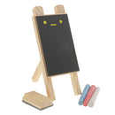 1 Set Tabletop Wood Easel Blackboard Chalkboard Display Erasable Memo Board