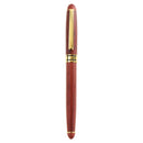 Natural Rosewood Fountain Pen Elegant Fine Nib Gift for Christmas Wedding Meeting Ceremony 5.74inch