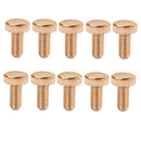 60 Pieces Iron Electric Guitar Tremolo Bridge Screws Locking Nut Screws Gold