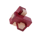 Magic IQ Puzzle Wooden Kong Ming Lock Brain Teaser Intellectual Toy Educational Desk/Office Gadget Crafts - 3D Triangle