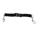 36cm Black Scuba Diving Stage Bottle Cylinder Tank Secure Webbing Lanyard with Quick Release Buckle Connecting Double End Bolt Snap Clip