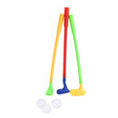 Mini Plastic Golf Ball Club Set Kids Outdoor Fun Backyard Sports Parent-child Toy