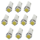 10pcs T5 5050 LED Car Interior Dash/Meter/Reading Door Step Map Light Lamps