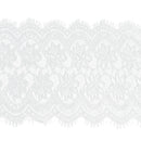 3 Yards 25cm Floral Pattern Eyelash Lace Trim Ribbon DIY Handmade Sewing Accessories Strap Craft/Dress&Headband/Decoration/Gift Wrap