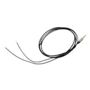 Gold-plated DIY Audio Cable Earphone Maintenance Wire DIY 3.5MM Jack Replacement 120cm Black And Gray