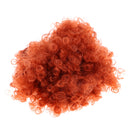 Dolls Wig Orange Explosive Curly Hairpiece with Head Scalp Shell Kit for 12inch RBL Blythe Takara Custom Party Outfit