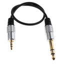 Premium 6.35mm 1/4'' To 3.5mm 1/8'' Cable For Laptop, Home Theater and Amplifiers 0.3meter