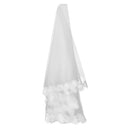 Bridal Wedding Veil One Layer Veil Lace Flower Edge 1.5m Wedding Accessories