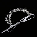 Korean Women's Fangle Fower Leaf Ornament Bridal Charming Exquisite Accessory