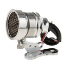 Motorcycle Tail Brake Stop Light Lamp for Harley Cafe Racer Silver