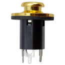 1/4'' Guitar Bass Equalizer Jack EQ Preamp End Pin Output Input Socket Parts Gold