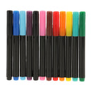 12 Pieces Watercolor Pen Marker Pen Non-Toxic Washable Markers for Kids Craft