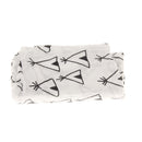 Cotton Muslin Receiving Blanket Swaddle Bedding Wrap Cover for Baby Black House Pattern