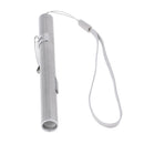 Rechargeable Mini LED Pen Light Double Lamp Bead Flashlight Outdoor Penlight with Lanyard and Buckle