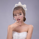 Korean Style Toddler Girls Lovely Lace Bow Headband Costume Party Props Clothing Accessory White