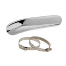 Smooth Exhaust Pipe Heat Shield Cover Guard For Harley Cruise White 27cm