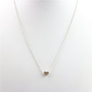 Simple Small Mini Smooth Heart Pendant Necklace Fashion Jewelry For Women