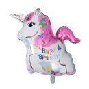 Lovely Large Unicorn Aluminum Foil Balloon Kids Birthday Party Decoration
