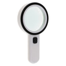 Handheld 12 LED Light 10x Handheld Magnifier Reading Magnifying Glass Lens Jewelry Antique Loupe for Reading Map Crafts Hobby