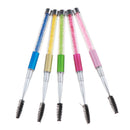 5 Pieces Rhinestone Handle Eyes Makeup Tool Eyelashes Mascara Comestics Brushes Spiral Wands Applicator Set