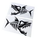 2x Waterproof Fish Kayak Sticker Decal Canoe Laptop Dinghy Car Graphics