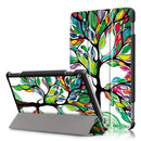 Colorful Tree Smart Folio Stand PU Leather Case Auto Sleep/ Wake UP Cover for Huawei Mediapad M3 Lite 10.1