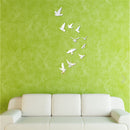 Set of 11pcs Birds Removable Mirror Decal Art Mural Wall Stickers Home Decor DIY