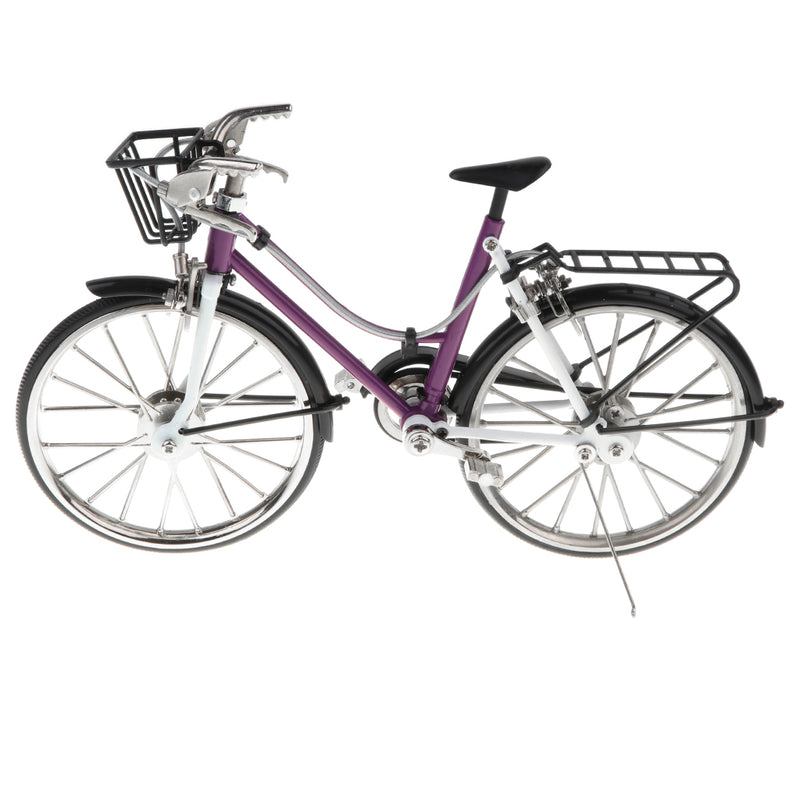 1/10 Scale Simulation Alloy Diecast Racing Exquisite Bike Sport Bicycle Model Hobbies Games Toy Collections Purple