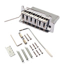 Chrome 6 String Electric Guitar Tremolo Bridge with Bar for Fender Strat Guitar Parts