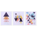 3 Panel Oil Print Painting on Canvas, Wall Artwork Pictre Painting for Living Room Bedroom Decor - Mosaic Triangle