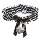 Convict Cutie Black White Garter Prisoner Lock Key Sexy Fancy Dress Costume